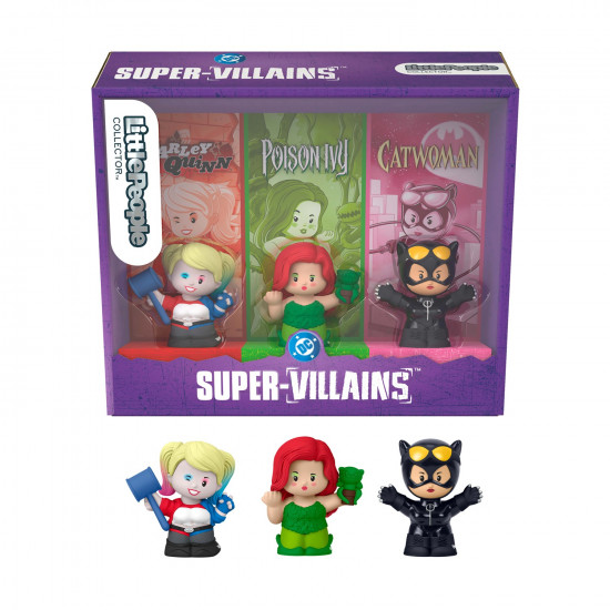 Fisher-Price: Little People: Licensed Collectible Figures - DC Villains 3 Figures (JKR80)