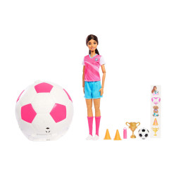 Mattel Barbie: Roll & Reveal - Soccer Player Doll (JMK20)