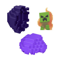 Mattel Minecraft: - Mini Eggs With Figure – Mc Fire & Flames Creeper (JJV88)