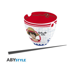 Abysse: One Piece - Monkey D. Luffy Ramen Bowl with Chopsticks (ABYBOL081)
