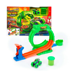 Mattel Hot Wheels Monster Trucks: Πίστα Σύγκρουσης με Slime (JMK91)