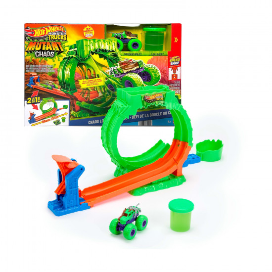Mattel Hot Wheels Monster Trucks: Πίστα Σύγκρουσης με Slime (JMK91)