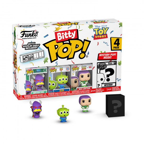 Funko Bitty Pop! 4-Pack: Disney Toy Story - Emperor Zurg Vinyl Figures