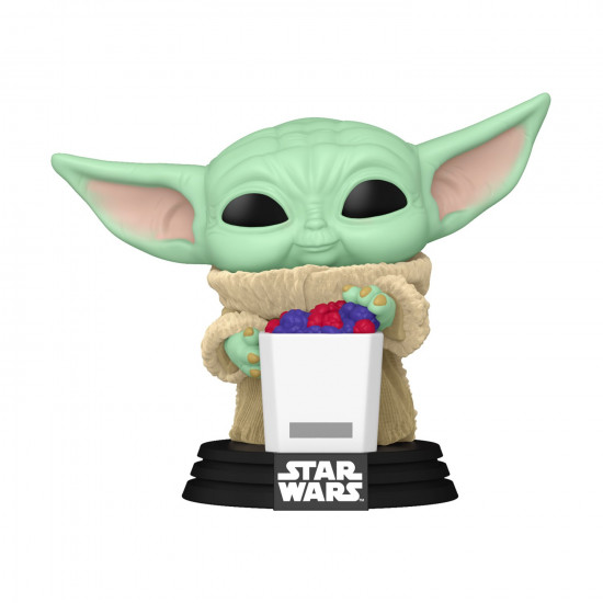 Funko Pop! Disney Star Wars: Mandalorian & Grogu - Grogu (Flocked) (Special Edition) #825 Bobble-Head Vinyl Figure