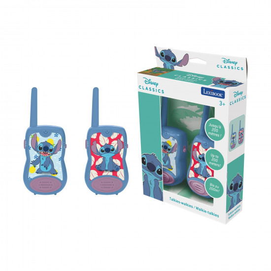 Lexibook Disney Stitch: Disney Stitch Walkie-Talkies Up To 200m (25.TW12D)