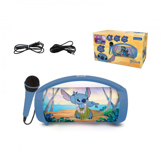 Lexibook Disney: Stitch - Wireless Speaker with Microphone (25.BTP585DZ)