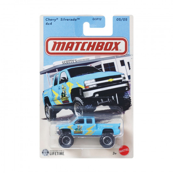 Mattel Matchbox: Cars – Mbx Chevy Silverado 4X4 (JJR49)