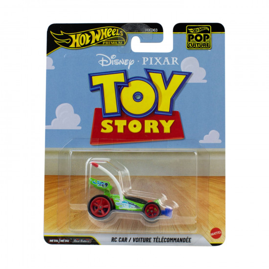 Mattel Hot Wheels: Premium Cars Pop Culture Disney Toy Story RC Car (JHX00)