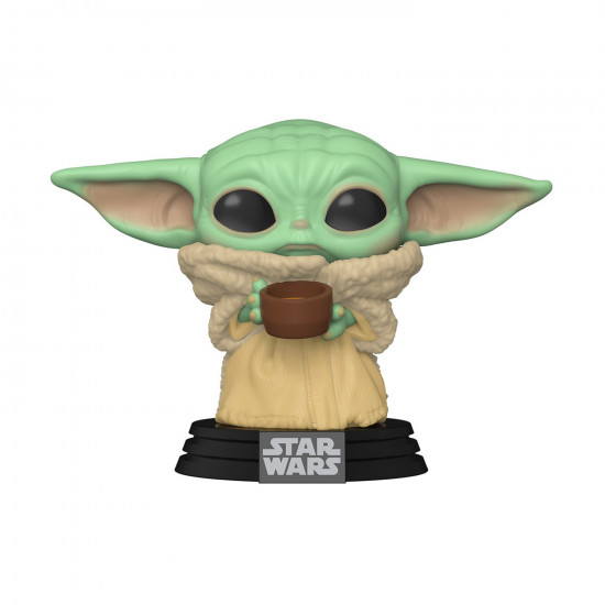 Funko Pop! Star Wars: Mandalorian - The Child With Cup #378 Bobble-Head Vinyl Figure