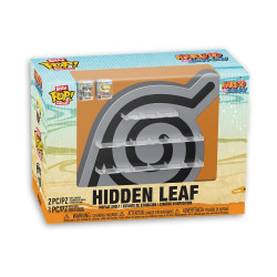 Funko Bitty Pop! Display: Naruto Shippuden - Hidden Leaf Display Shelf & Vinyl Figures