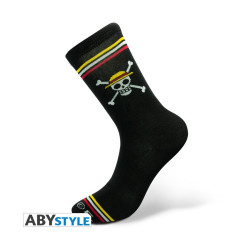 Abysse One Piece - Skull Black Socks (ABYSOC006)