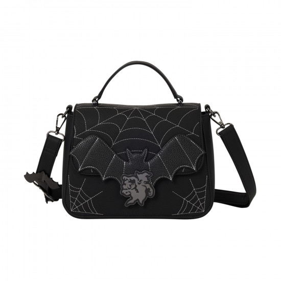 Loungefly Disney: Mickey & Minnie Spiderweb and Bats Crossbody Bag (WDTB3561)