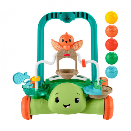 Fisher-Price: Walkers - Turtle Walker (JKD63)