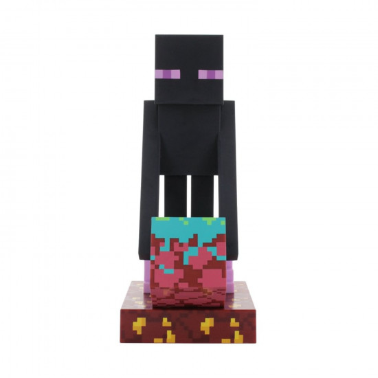 EXG Cable Guy Original: Minecraft - Nethergold Ore Enderman Phone & Controller Holder (CGCRMC500021)