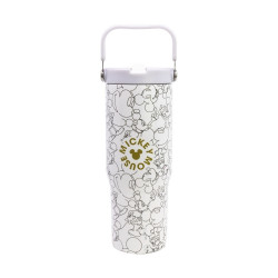 Stor: Mickey Mouse - Signature Insulated Stainless Steel Tubler with Handle (860ml) (31210)