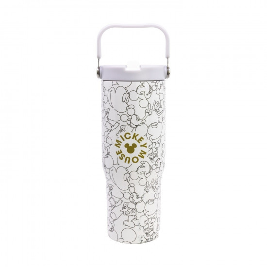 Stor: Mickey Mouse - Signature Insulated Stainless Steel Tubler with Handle (860ml) (31210)