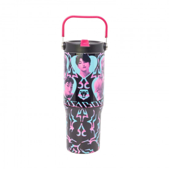 Stor: K-POP Demon Hunters - Insulated Stainless Steel Tubler with Handle (860ml) (80680)