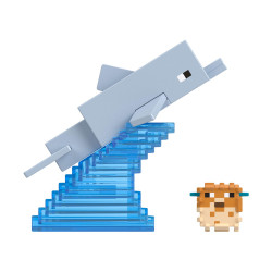 Mattel Minecraft: Dolphin - Figure 8cm (JJR97)