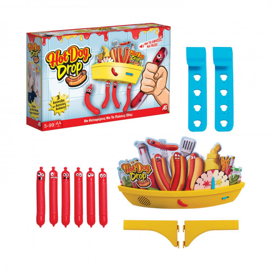AS Games - Οικογενειακά Επιτραπέζια - Board Games - Hot Dog Drop (Dft) (1040-08466)