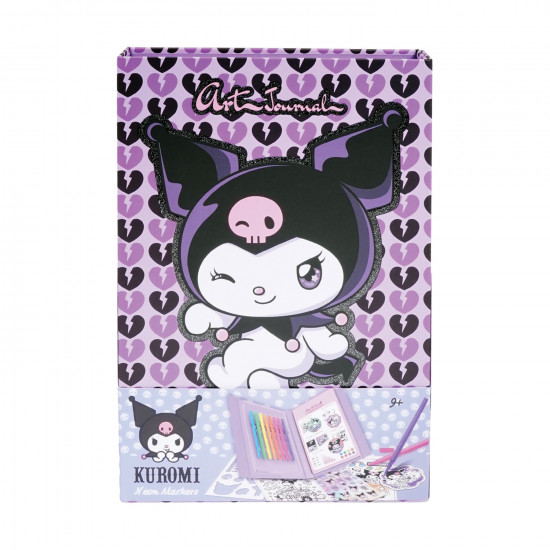 AS HappiHobbi: Journals Teens Art - Neon Μαρκαδόροι Kuromi (1038-11027)