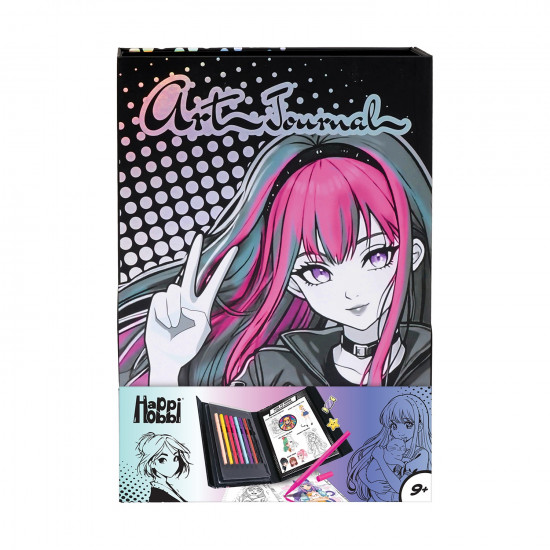 AS HappiHobbi: Journals Teens Art - Manga Μαρκαδόροι (1038-11059)