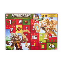 Mattel Minecraft: Advent Calendar - 24 Pieces! (JMP70)