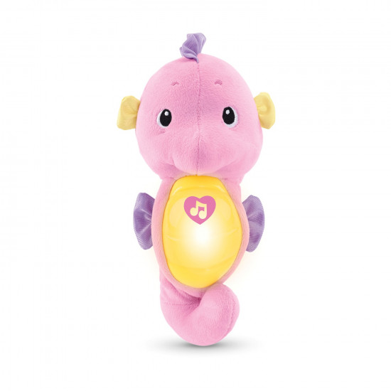 Fisher-Price: Infant Toys (0-6 Months) Sleep Soothers - Seahorse Soother - Pink (DGH73)