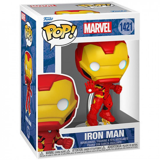 Funko Pop! Marvel: Iron Man (New Classics) #1421 Bobble-Head Vinyl Figure