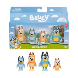 Giochi Preziosi Bluey: 4 Figures 6cm Family (BLY01110)