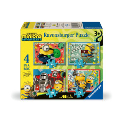 Ravensburger Puzzle: Illumination's Minions & Monsters - 4 in a Box (12004348)