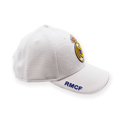 Real Madrid CF Official Cap – White Classic Cap – Size U (RM3GO3)