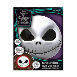 Paladone LunaGlo: The Nightmare Before Christmas - Jack Skellington Mask Light Motion Sensor (PP16603NBC)