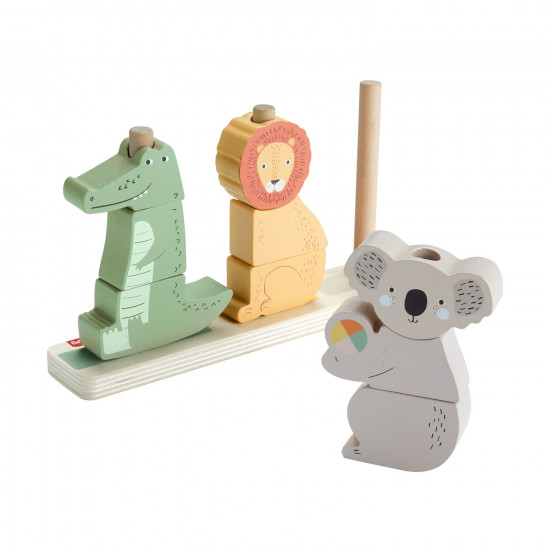Fischer-Price: Wooden Stack & Sort Animals (HXV04)