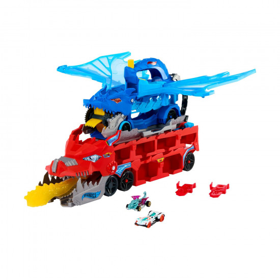 Mattel Hot Wheels: City - Ultimate Dual Dragon Transporter (JBM72)