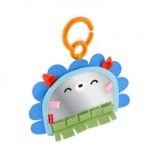 Fisher-Price Classic Baby Toys: Prop 'n Go - Hedgehog Portable Mirror (JHB45)