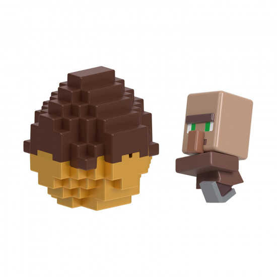 Mattel Minecraft: - Mini Eggs With Figure – Mc Mini Villager (JJV74)