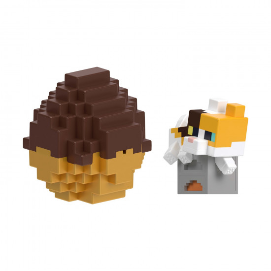 Mattel Minecraft: - Mini Eggs With Figure – Mc Mini Cat (JJV75)