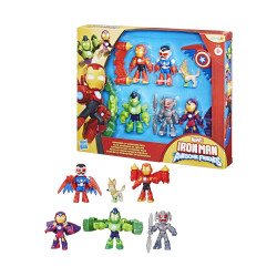 Hasbro Marvel Iron Man And His Awesome Friends: Armored Up Avengers Pack - Figures (G1255) *
