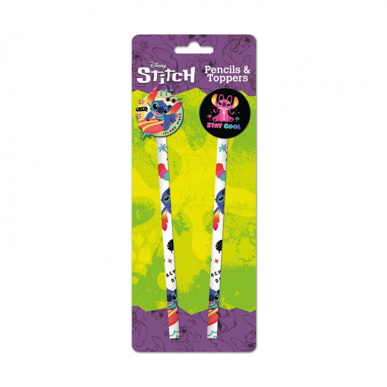 Pyramid Disney: Stitch - Pencils And Toppers 2 Pcs (SR74408)