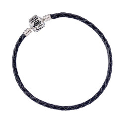 Carat Shop Harry Potter - Leather Charm Bracelet 18cm Black (HP0029-18)