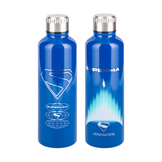 Paladone DC: Superman - Theatrical Metal Water Bottle (PP14871SMT)