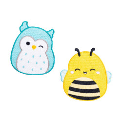 Fizz Squishmallows - Winston & Sunny Iron on Patches CDU (350155)