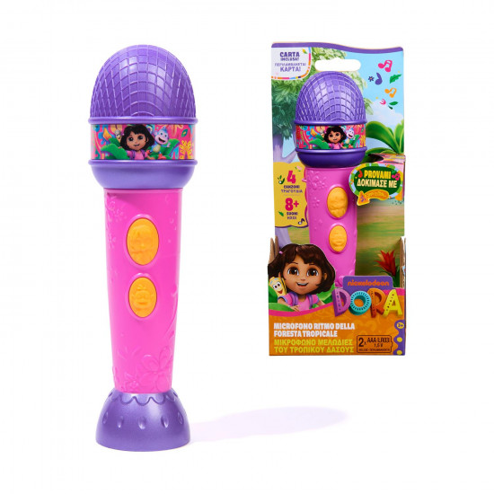 Spin Master Dora: Μικρόφωνο Μελωδίες του Τροπικού Δάσους (6075395)