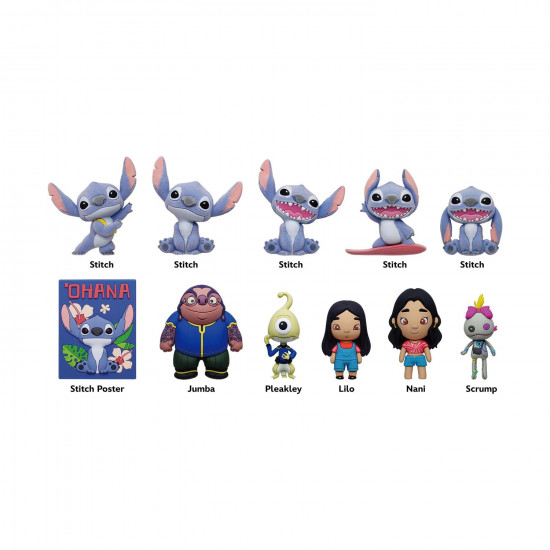 Monogram Disney: Lilo & Stitch Movie (Series1) (Blind Bag/Random) 3D Foam Bag Clips Figures (84060)