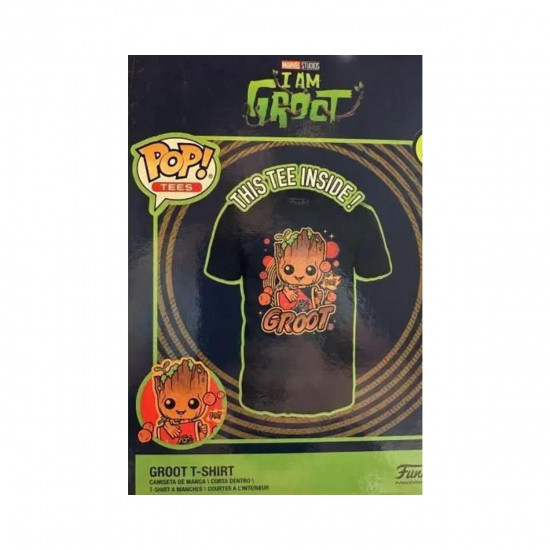 Funko Boxed Tees: Marvel I am Groot Shorts - Relaxing Groot (L)