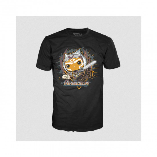 Funko Pop! Tee: The Book of Boba Fett - Ahsoka (M)