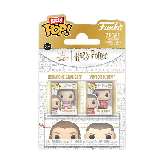 Funko Bitty Pop! 2-Pack: Harry Potter - Hermione Granger & Viktor Krum Vinyl Figures