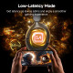 QCY H3 PRO Headset Purple Hi-Res Audio V5.4 Bluetooth ANC LDAC/AAC/SBC Call Noise Canc. 40mm driv