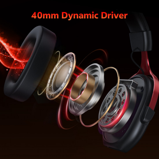 QCY Heroad VN200 PRO 7.1 USB - Wired RGB Gaming Headset PS4/PS5/PC