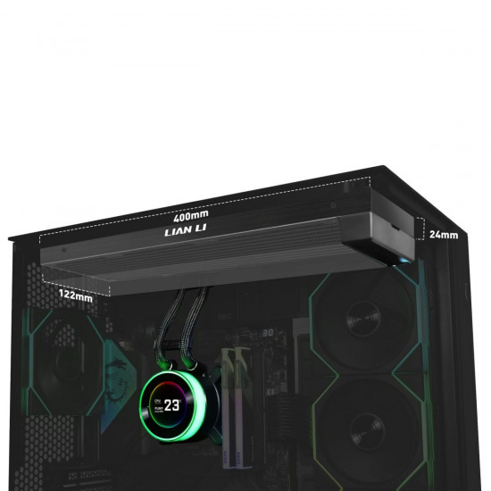 Lian Li HydroShift II LCD-C 360 No Fans Black - AIO CPU Liquid Cooler